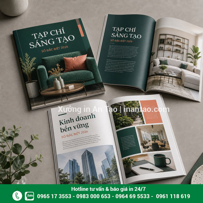 In tạp chí theo yêu cầu đẹp tại xuonglygiay.com Mẫu in tạp chí theo yêu cầu hoàn thiện tại xuonglygiay.com