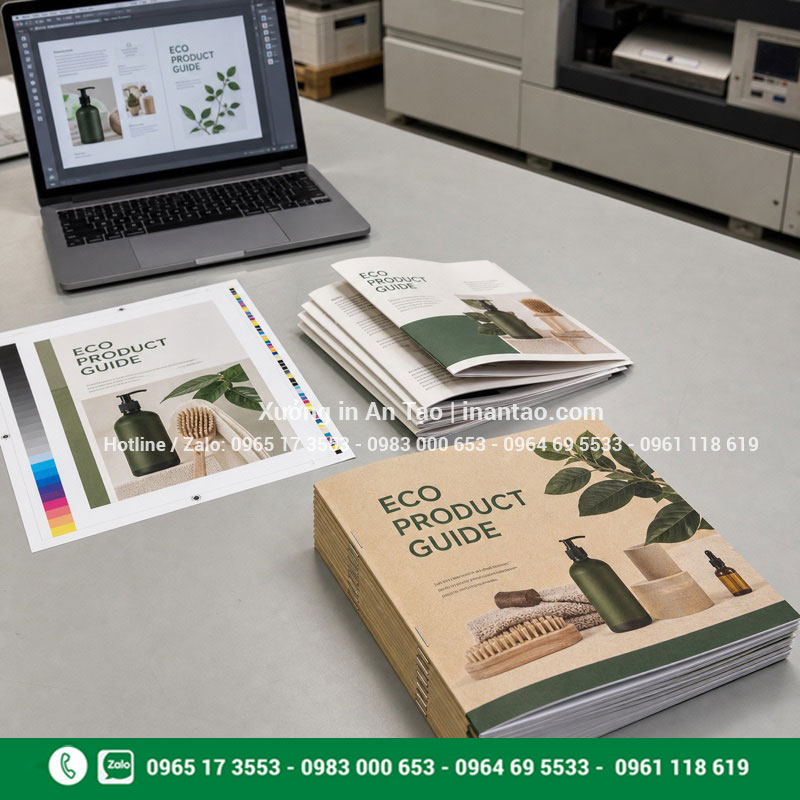 Quy trình in nhanh catalogue Quy trình in nhanh catalogue từ duyệt file đến thành phẩm