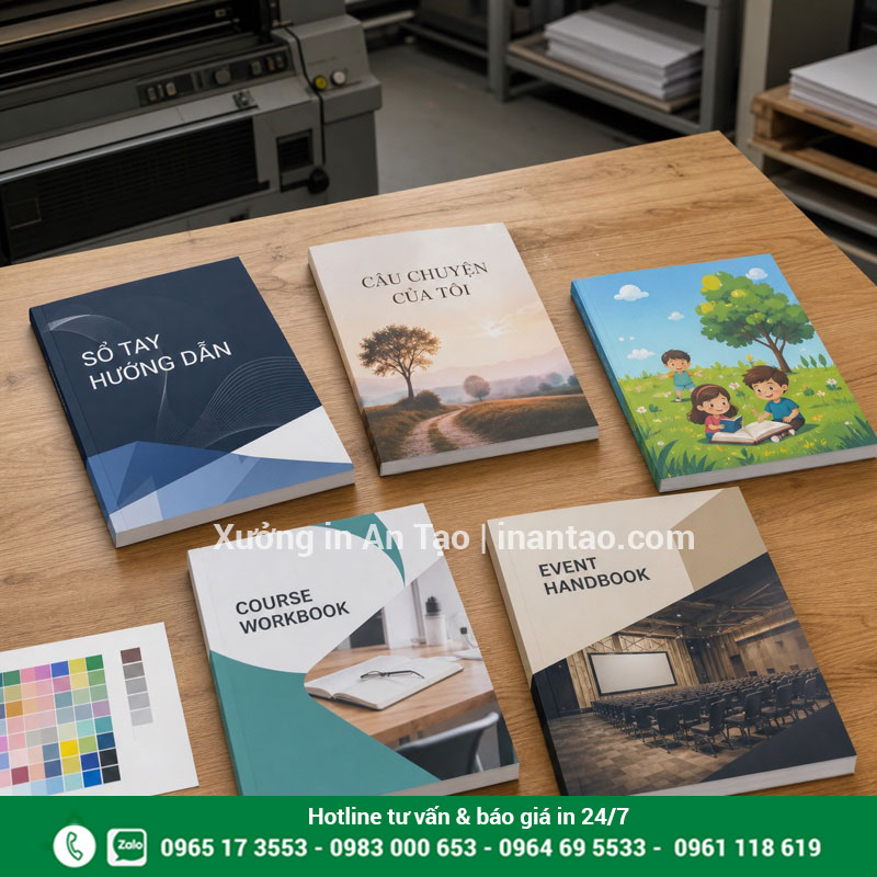 In sách theo yêu cầu cho doanh nghiệp và cá nhân Nhiều mẫu sách theo yêu cầu đã thiết kế và in hoàn chỉnh