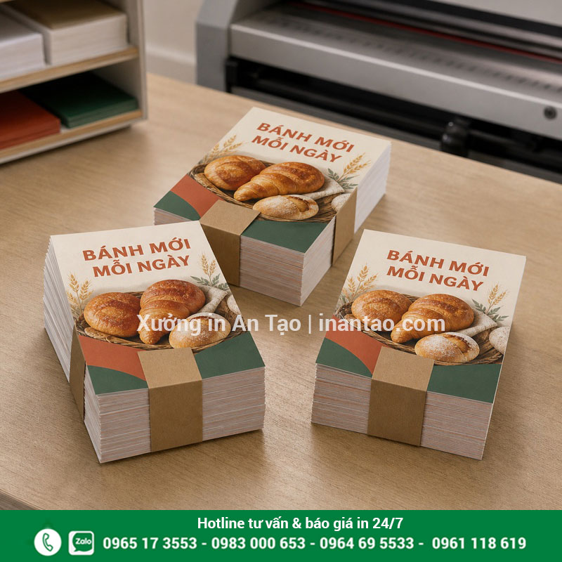 In tờ rơi số lượng ít bằng công nghệ kỹ thuật số Các chồng in tờ rơi số lượng ít khổ A5